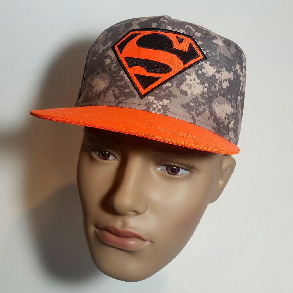 DC Comics Camo Hat/Cap Youth OSFM R115665